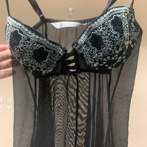 Lingerie shirt dress